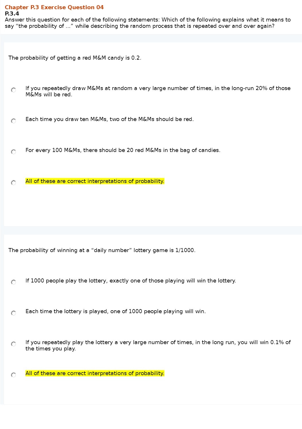 Chapter P.3 Exercise Question 04 P.3.4 Answer