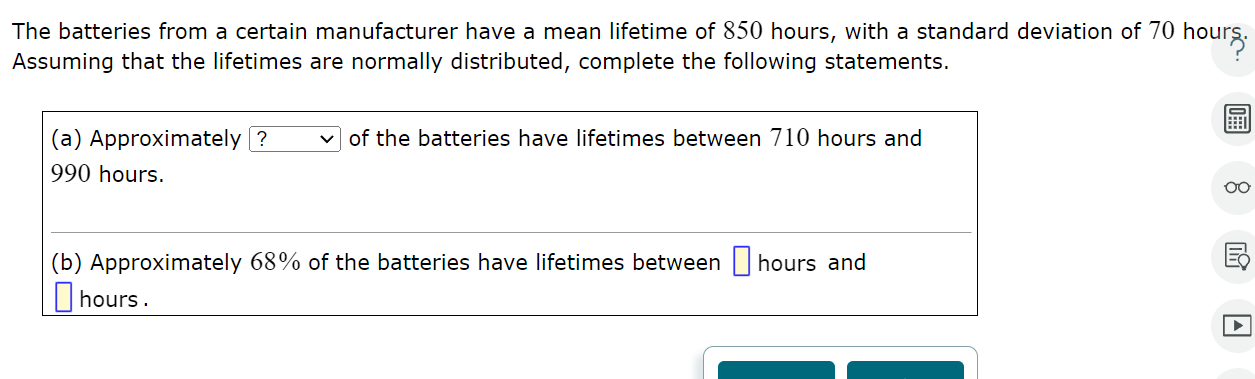 The batteries from a certain manufacturer have a