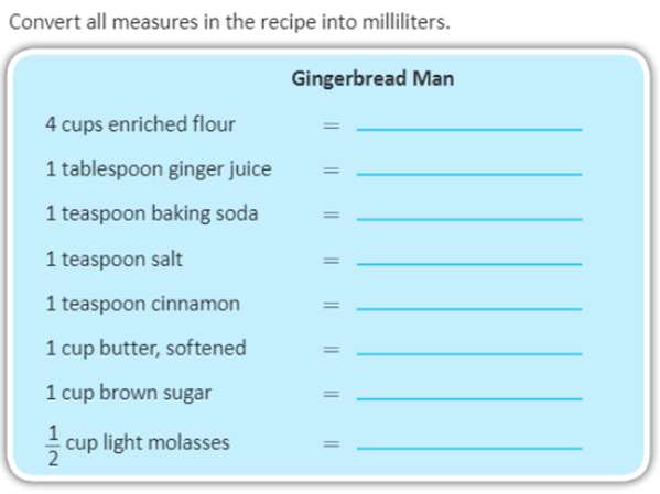 1. 160 L = mL 6. 4.7150 mL hL 2. 60 400 mL = L 7.