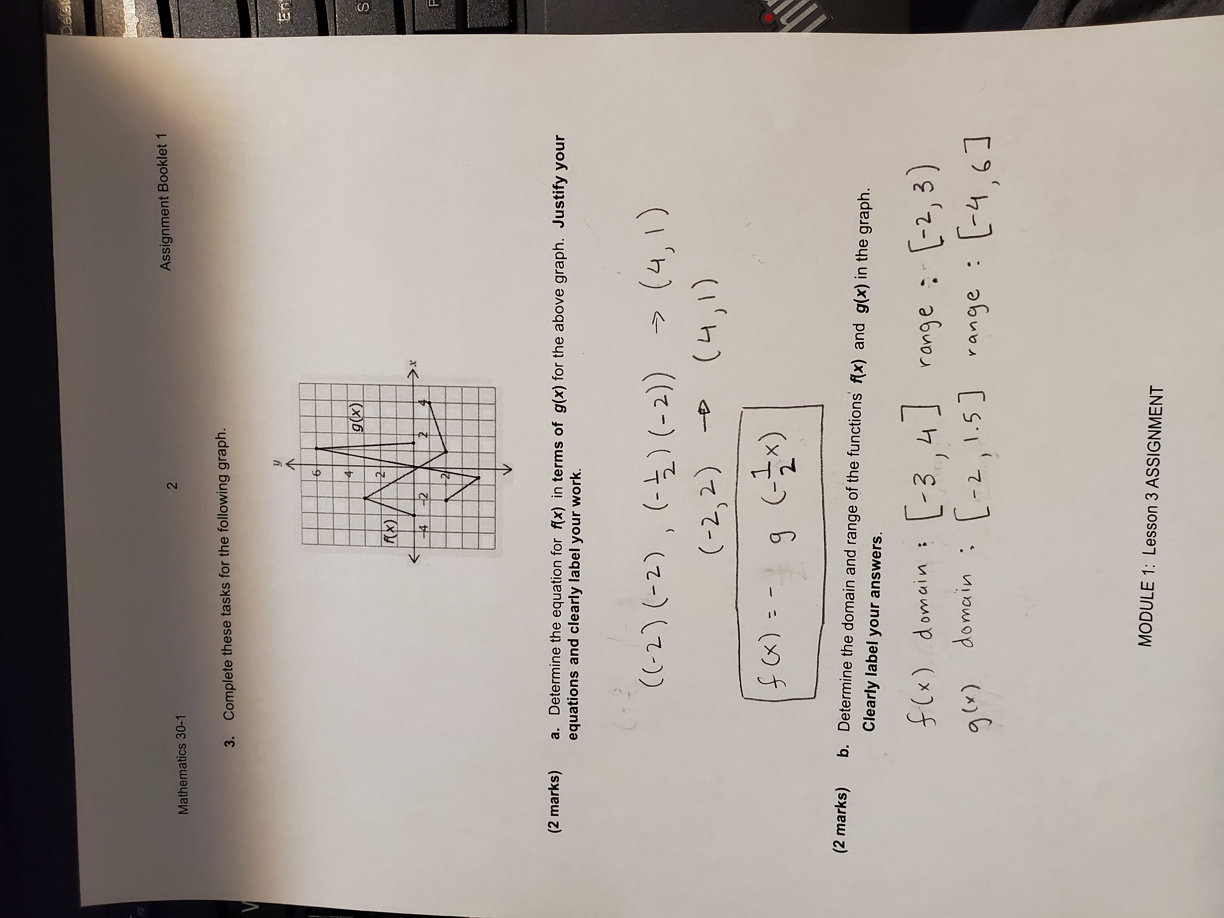 How do you do 3a. How do you justify your answer?