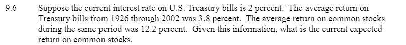 9.6 Suppose the current interest rate on U.S.