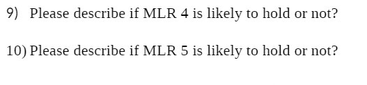 9] Please describe if MLR 4 is likely be held or
