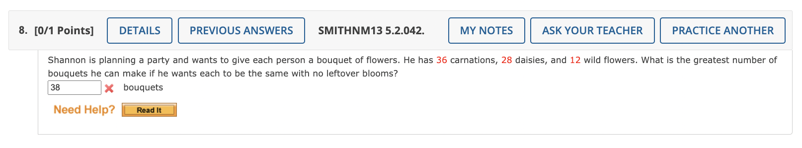 3. [0/1 Points] DETAILS PREVIOUS ANSWERS