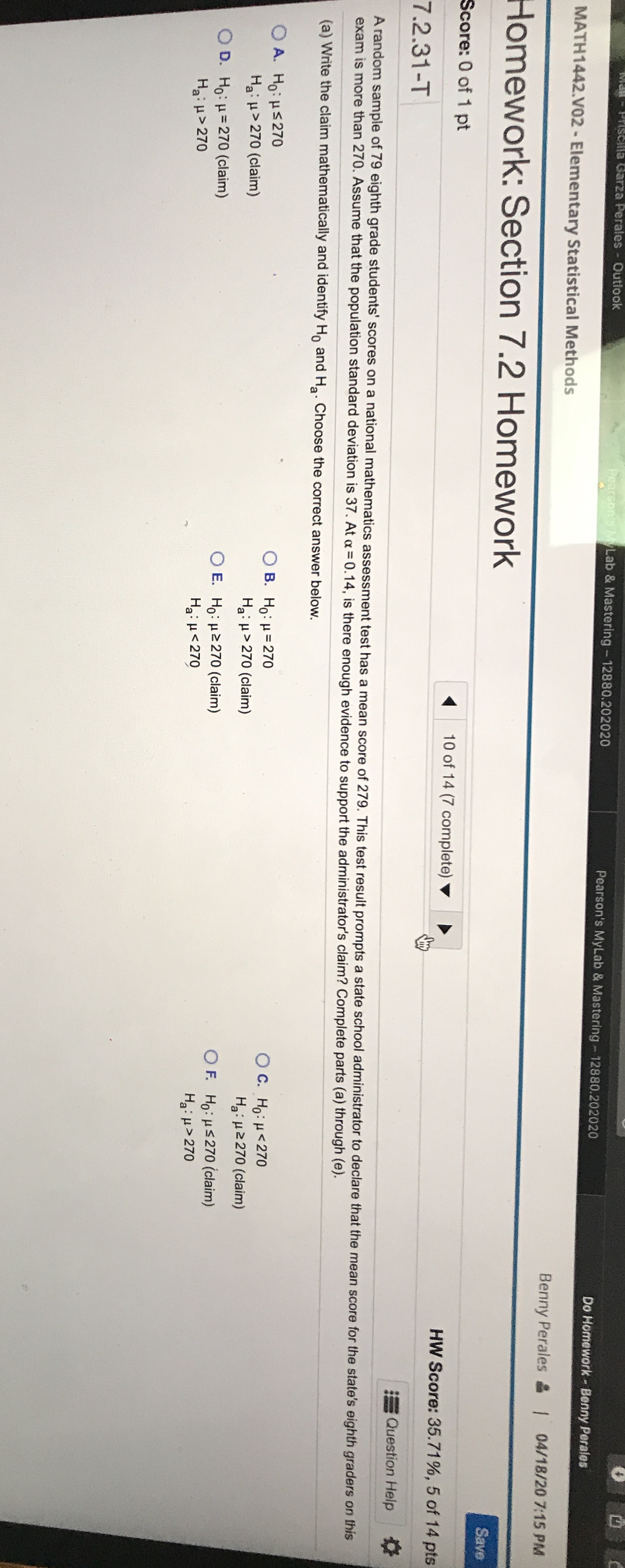 7.2.31-T homework Lab & Mastering - 12880.202020