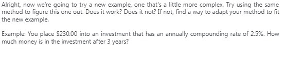 Alright, now we're going to try a new