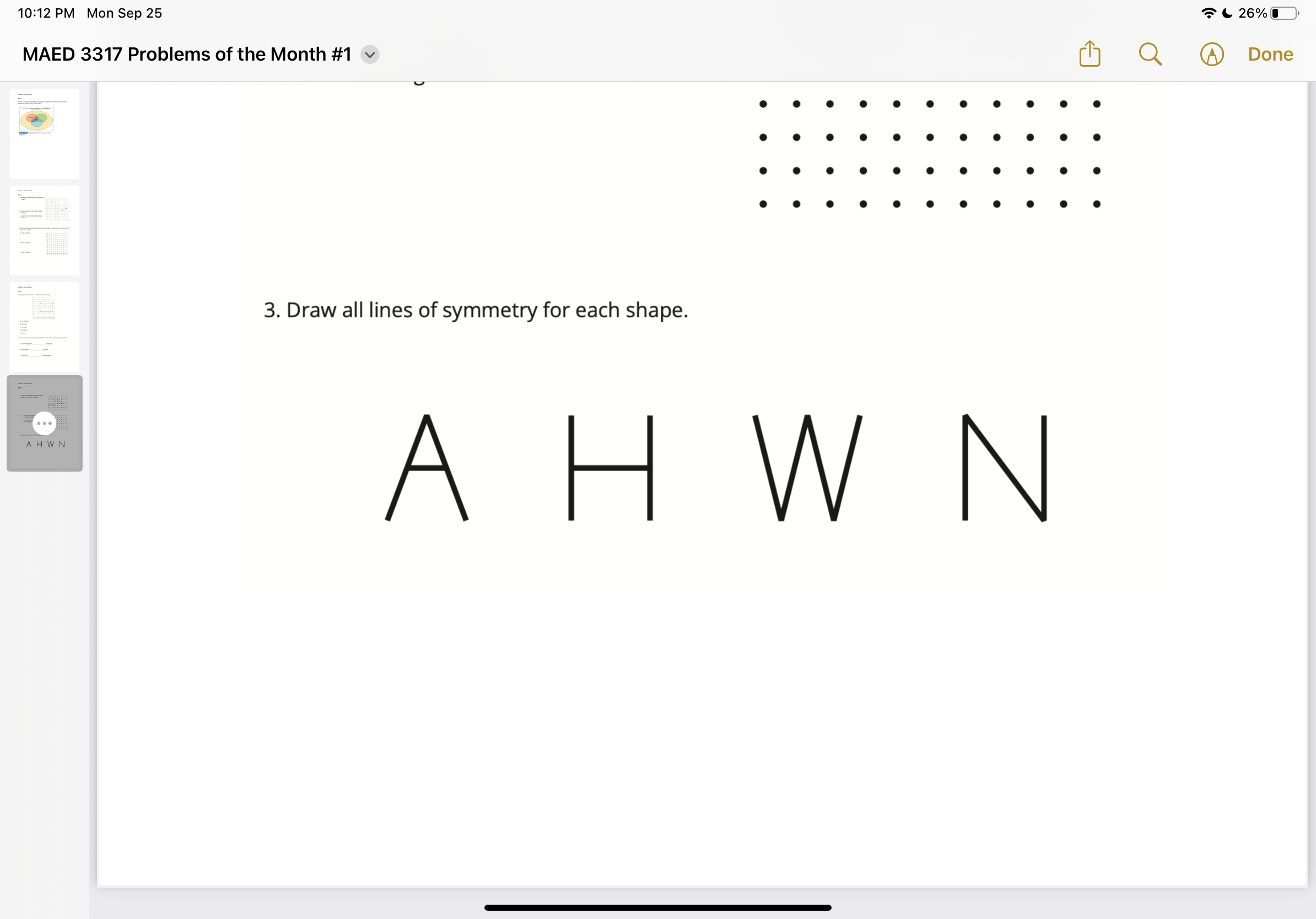 10:12 PM Mon Sep 25 5? L 26% I r MAED 3317