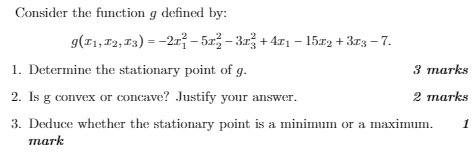 Consider the function g defined by: 9($1, 12, 13)
