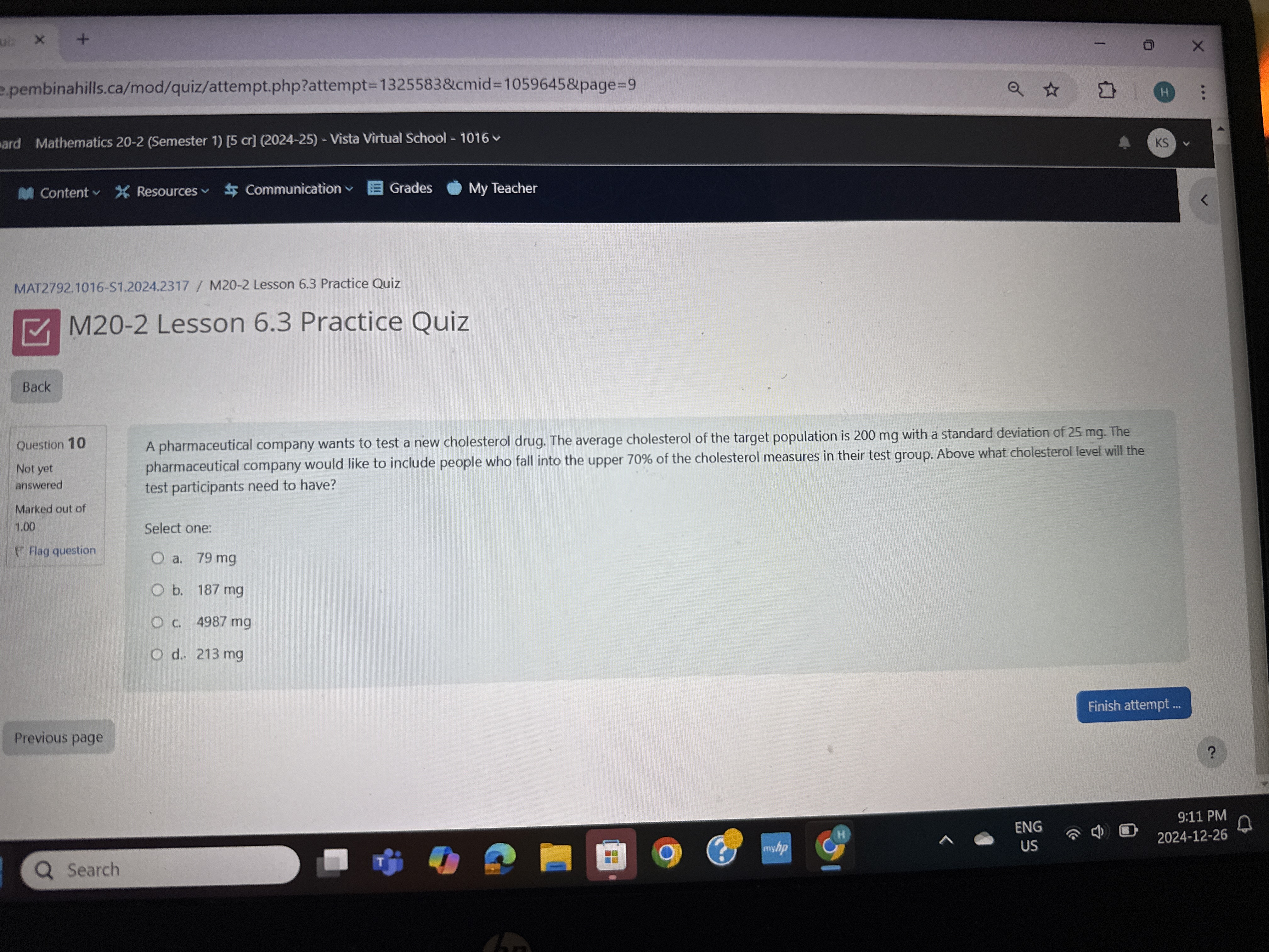 s 20-2 (Semester 1) [5 cr] 4-25) - Vista Virtual