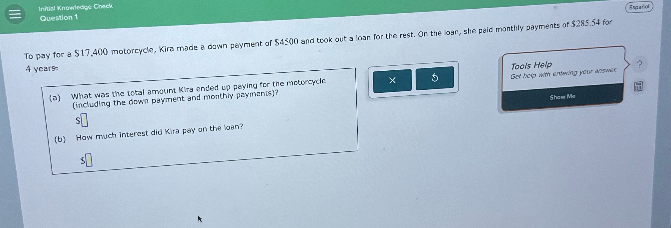 I need step by step explanations for this