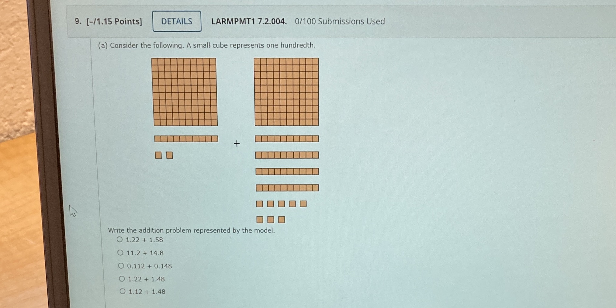 9. [-/1.15 Points] DETAILS LARMPMT1 7.2.004.
