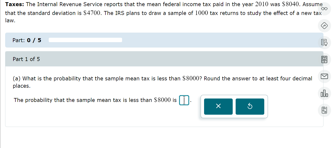 (a) What is the probability that the sample mean
