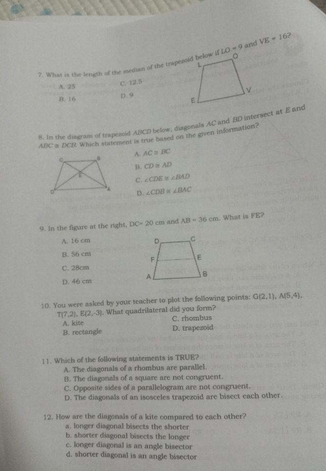 help me answer this please 7. What is the length