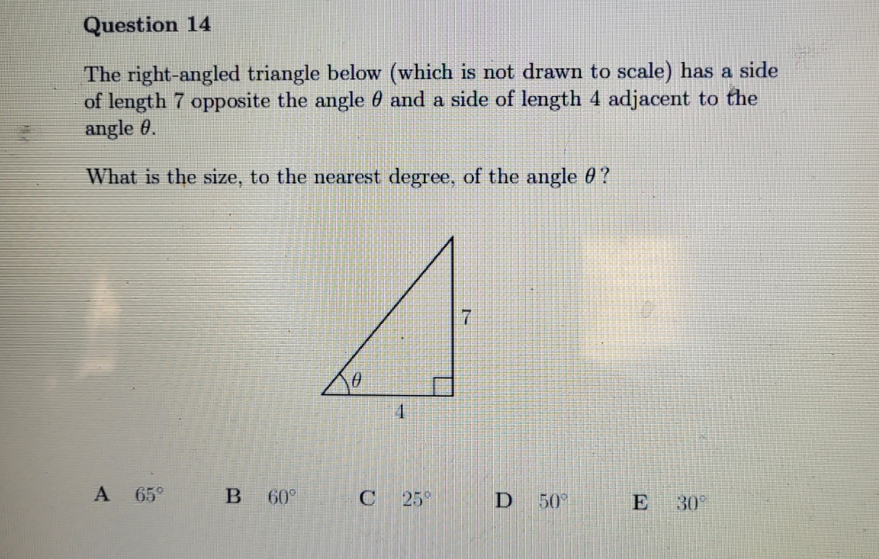 no extra detail Question 14 The right-angled
