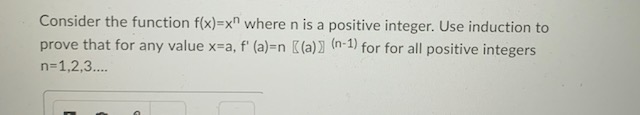 Consider the function f(x)=x" where n is a