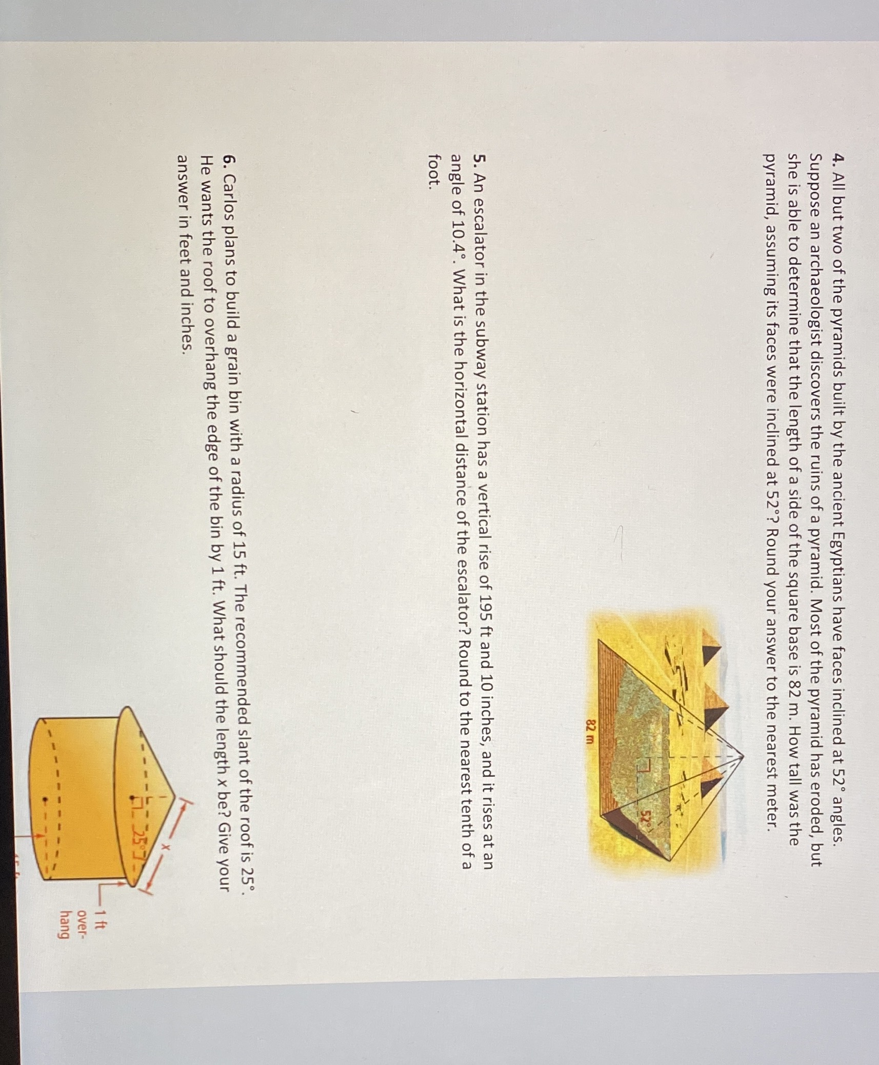 4. All but two of the pyramids built by the