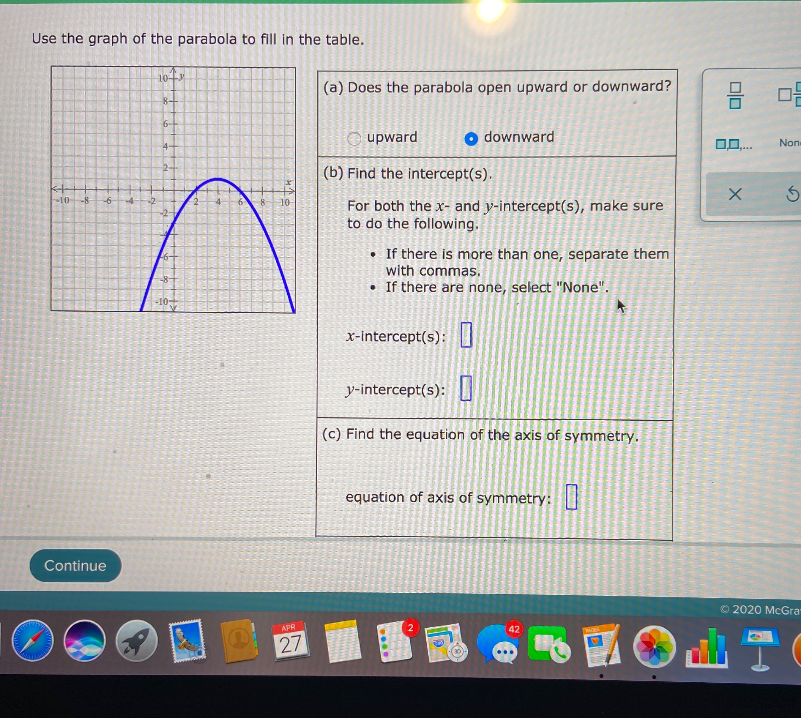 No need to show work Use the graph of the