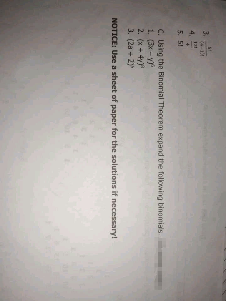 Please help me wit (4-1)1 4. 5. C. Using the