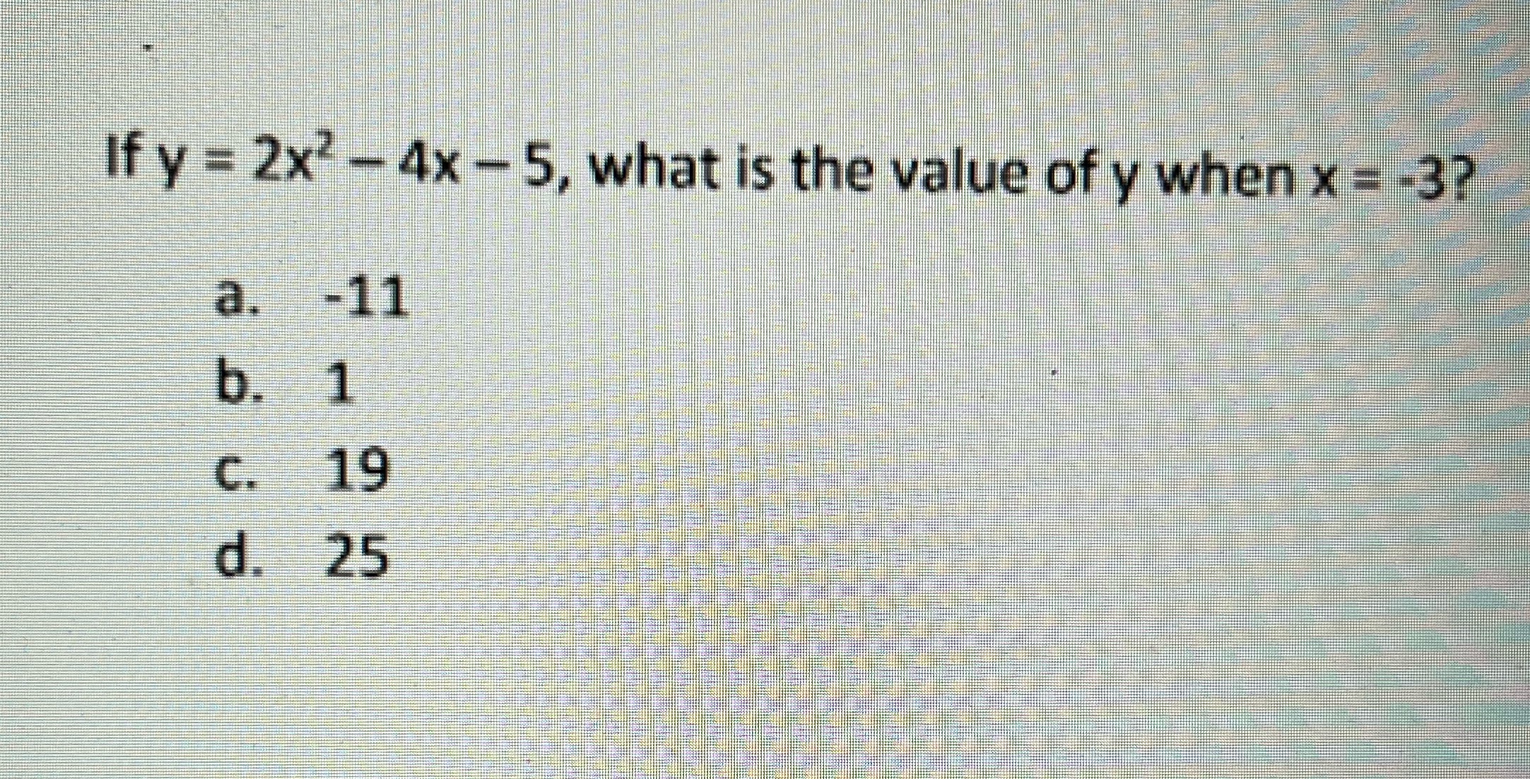 If y = 2x
