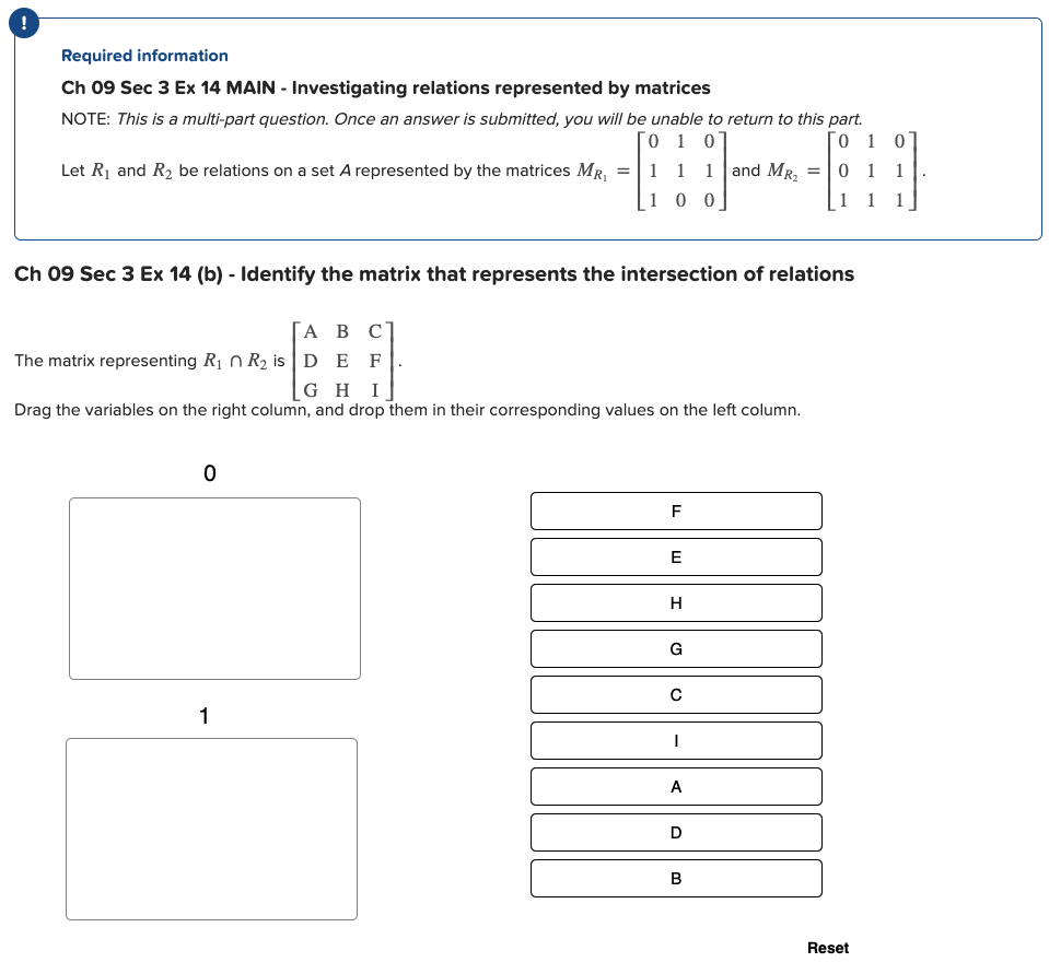 Required information Ch 09 Sec 3 Ex 14 MAIN -