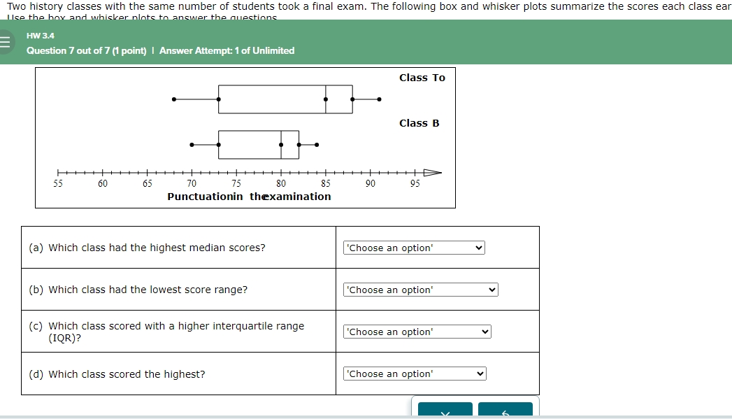 Two history classes with the same number of