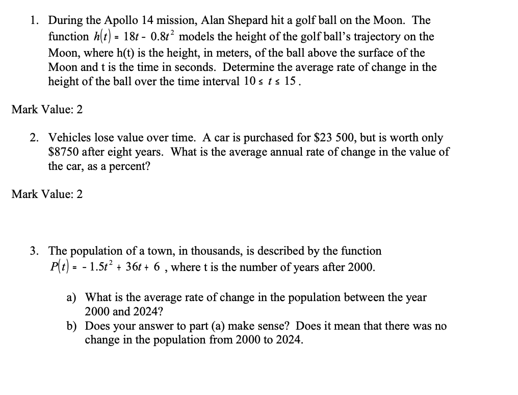 1. During the Apollo 14 mission, Alan Shepard hit