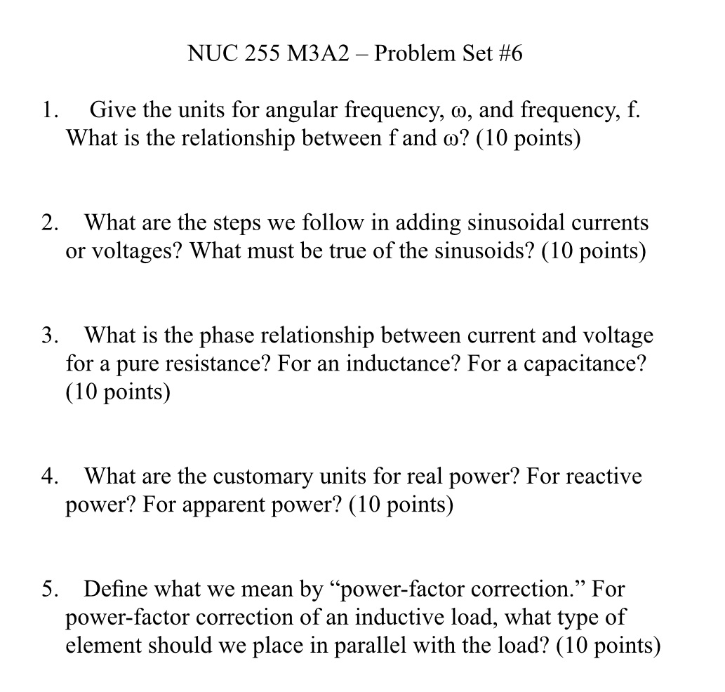 7. Express each of these complex numbers in polar