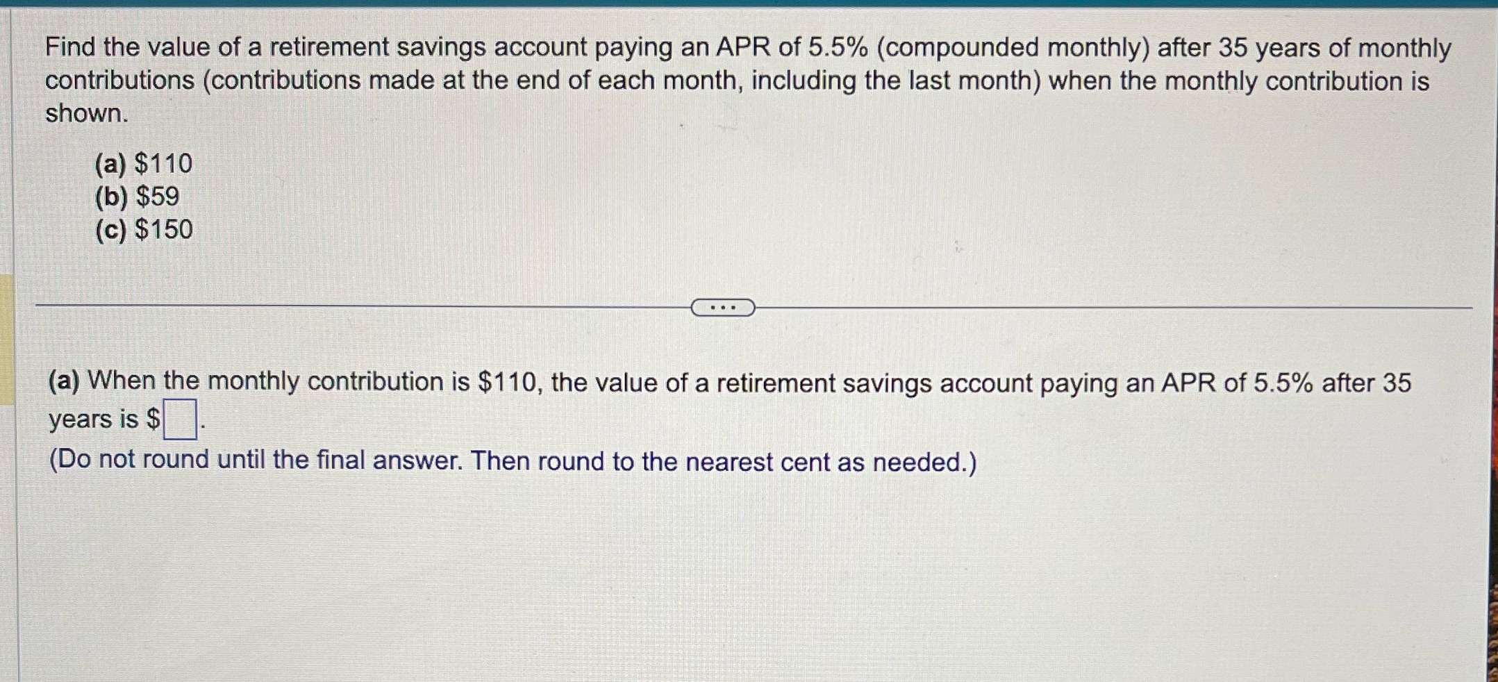 Find values for all a), b) and c) please! Find