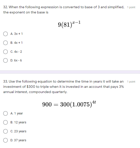 32. 1Ill'il'hen the following