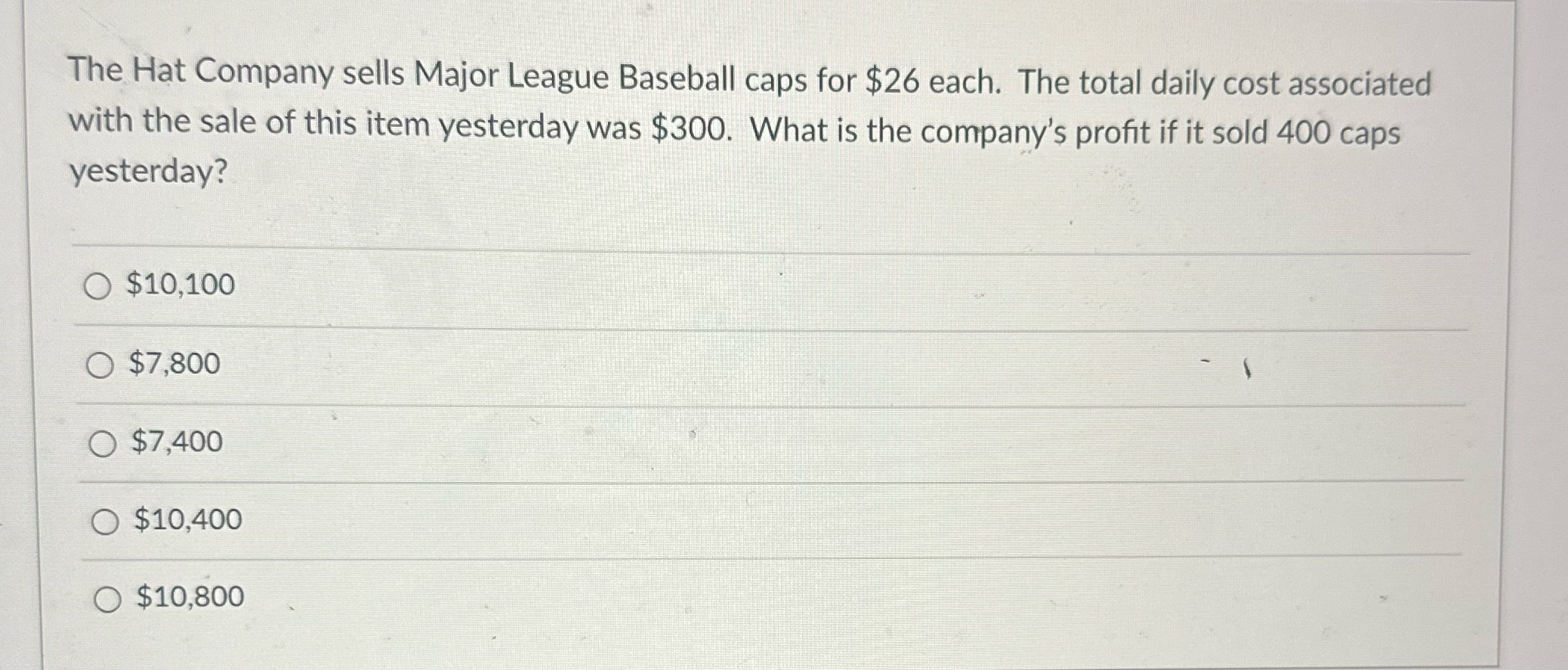 The Hat Company sells Major League Baseball caps