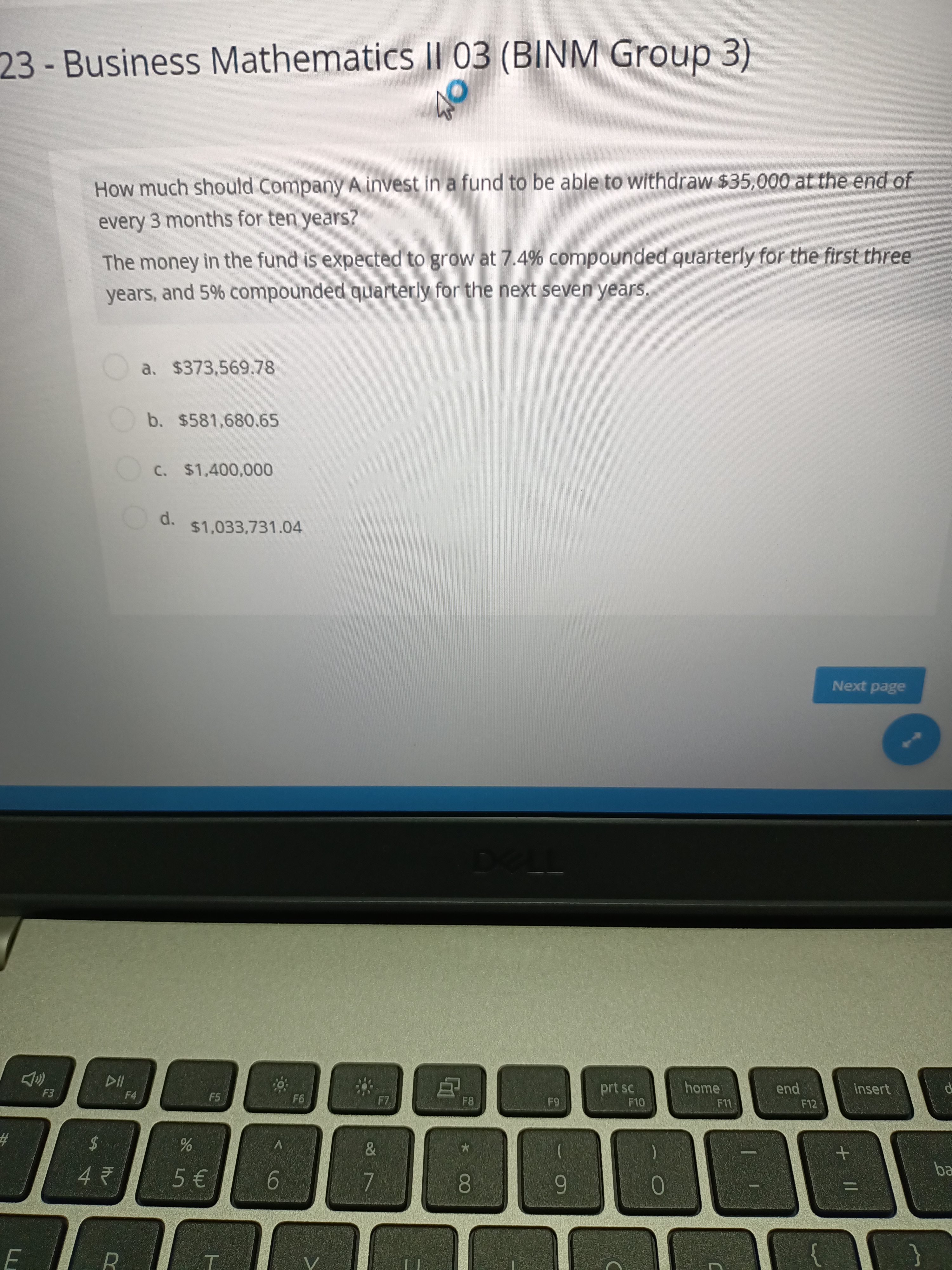 23 - Business Mathematics II 03 (BINM Group 3)