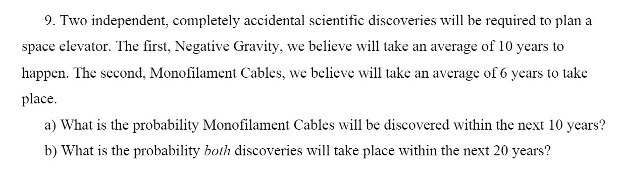 9. Two independent, completely accidental
