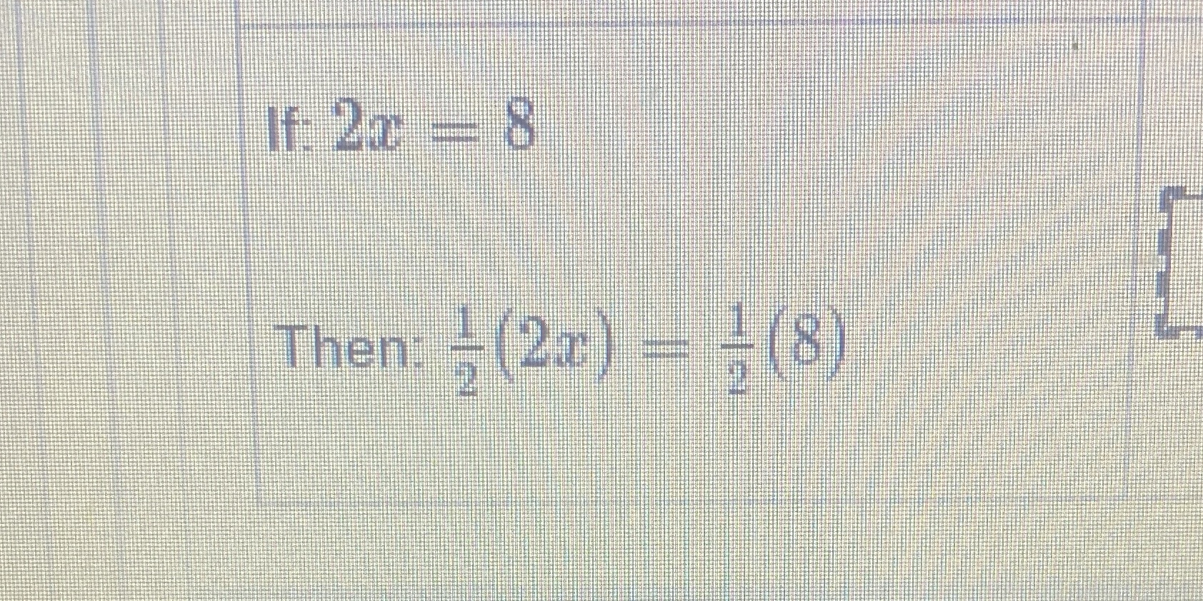 is this equation additive identity \f