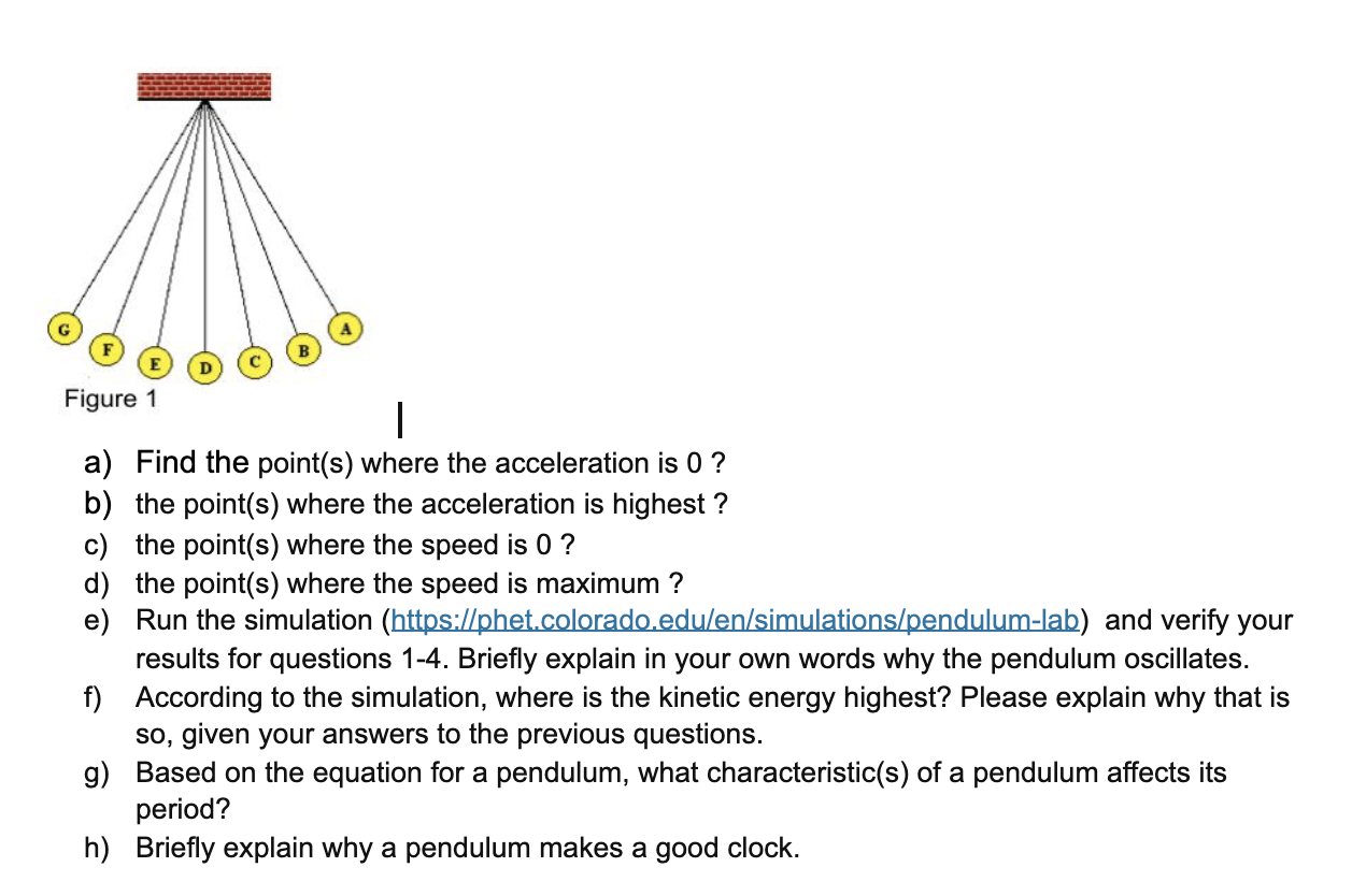 a) b) c) d) e) f) 9) h) Find the point(s) where