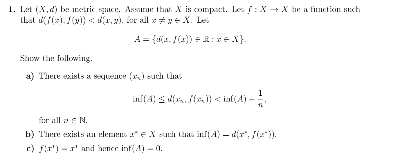 How do I prove a)? Also is there way to add any