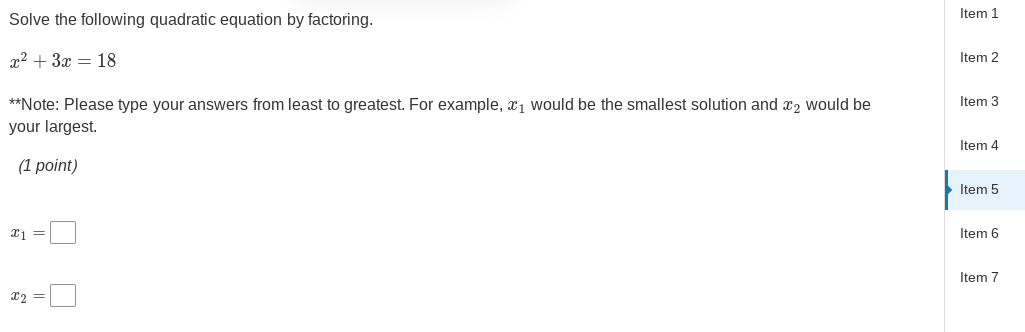 Select the correct vertex form of the following