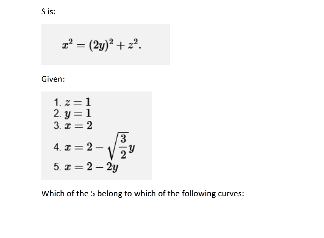 please answer on page 5 is: z2=(2y)\"+z\". Given