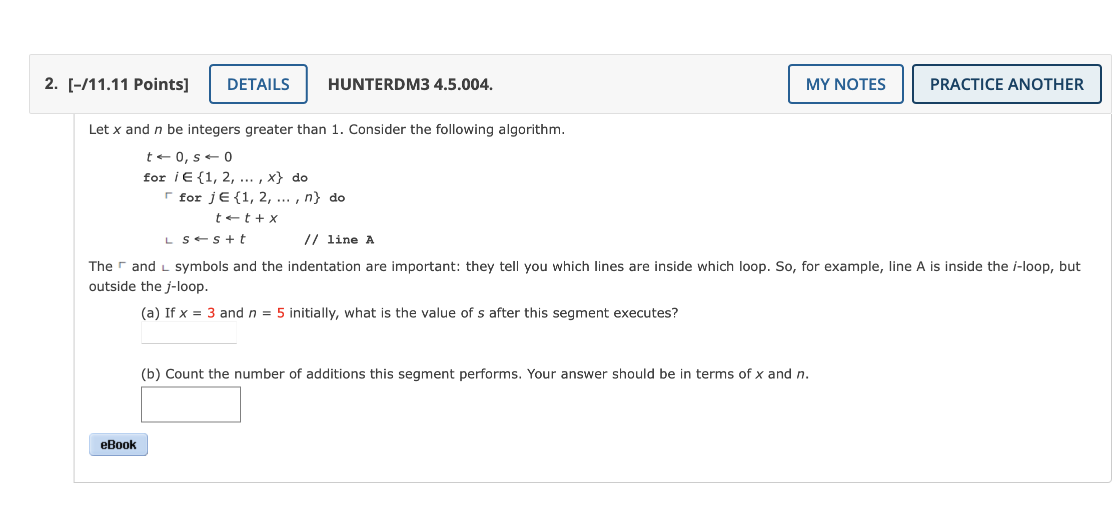 help me solve this 2. [-I11.1 1 Points] DETAILS