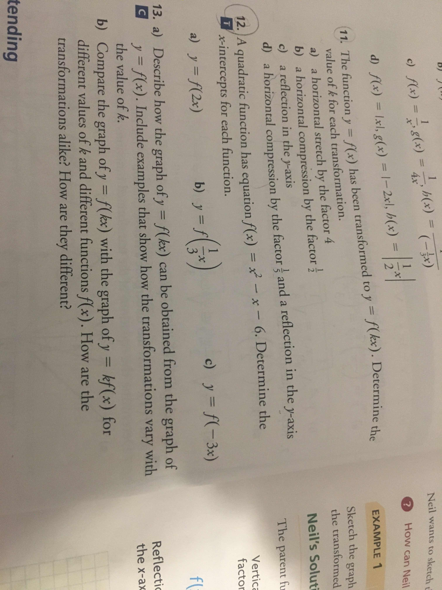 How do I solve 12a? The answer in the textbook is