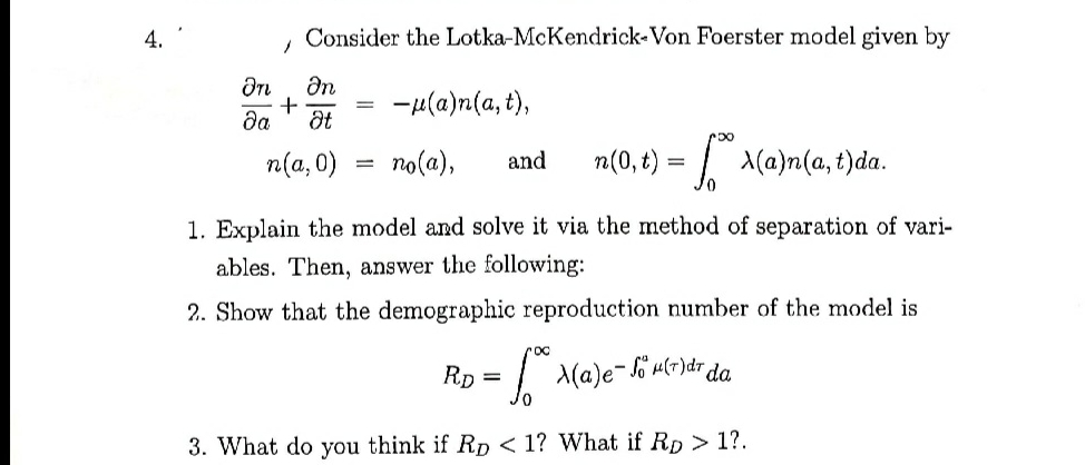 boilogy mathematics 4. Consider the