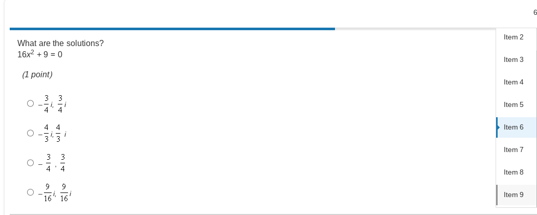 Simplify the number using the imaginary unit i.