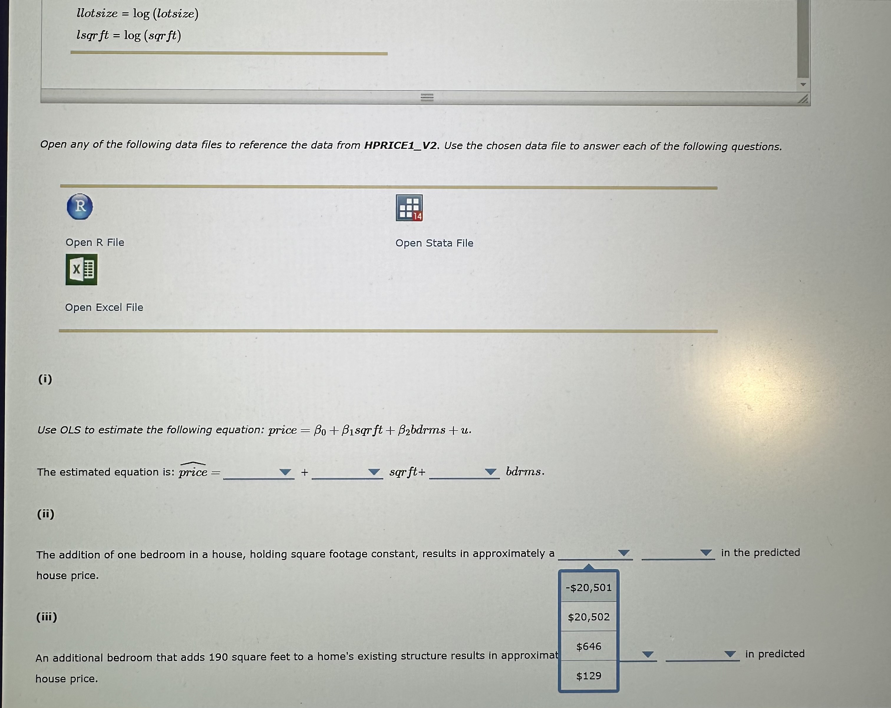 This is the link to the data from HPRICE1_V2,