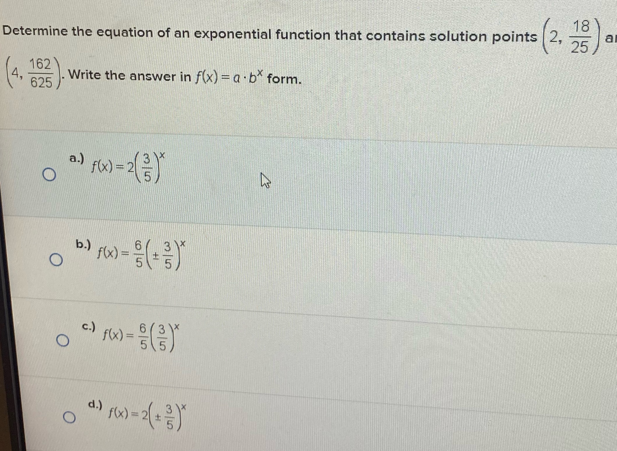 Please give the answer in options 18 Determine