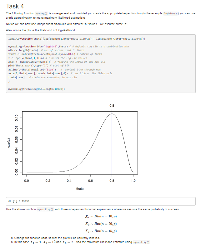 Task 4 The following function mymaxg() is more