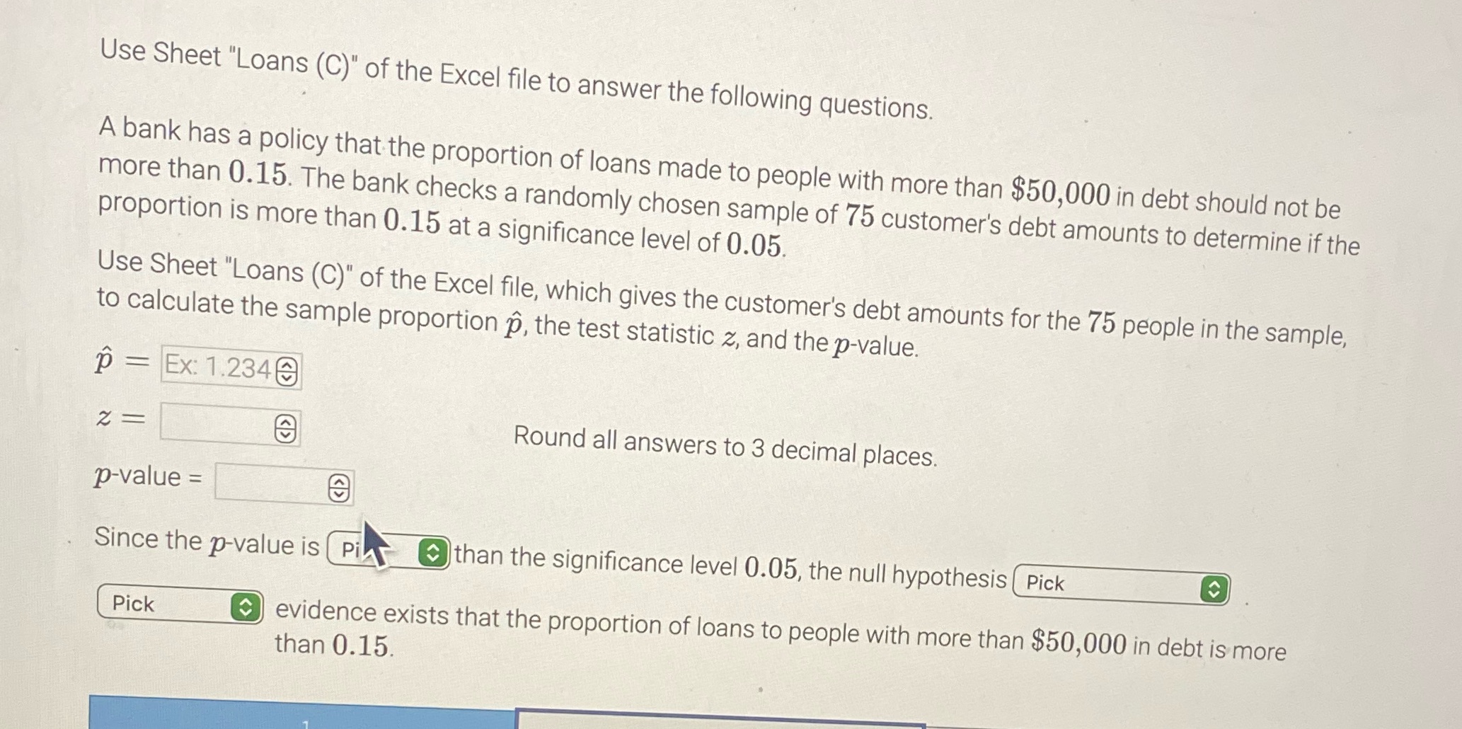 I'll include the excel file in addition to the