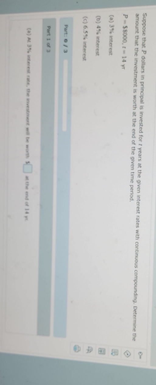 ty #14 I'm lost Suppose that P dollars in