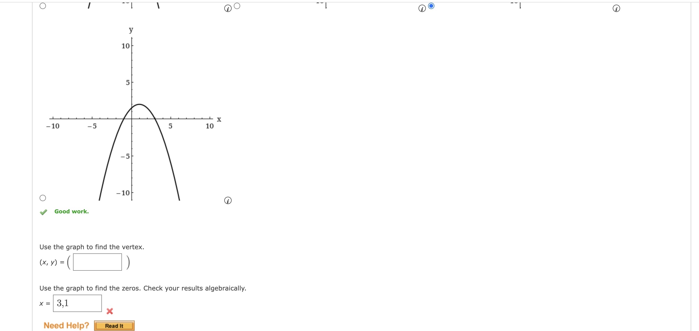 \f10 710 75 O J Goad work. Use the graph to find