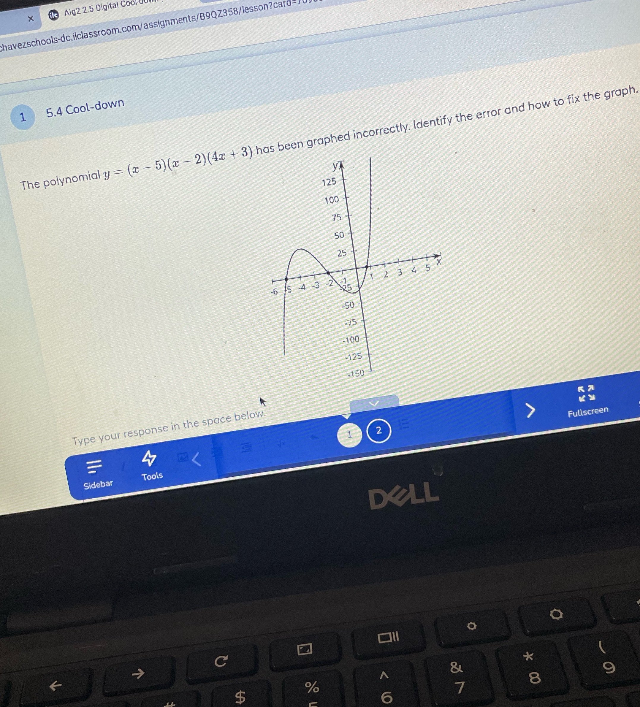 Identify the error and how to fix the graph X ile
