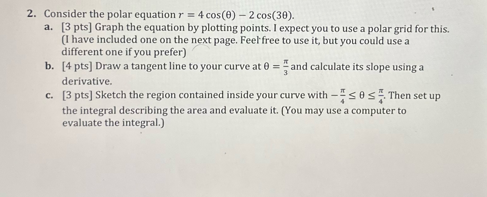 Please provide graph for part a 2. Consider the