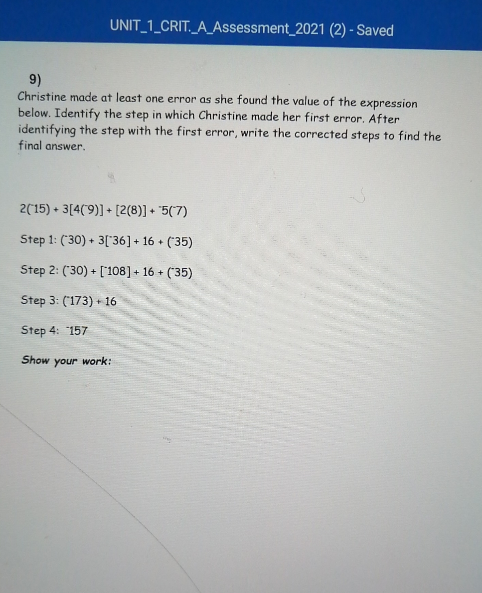 need answers UNIT_1_CRIT. A_Assessment_2021 (2) -