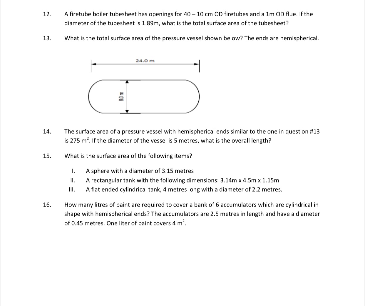 10. What is the volume of a sphere with a